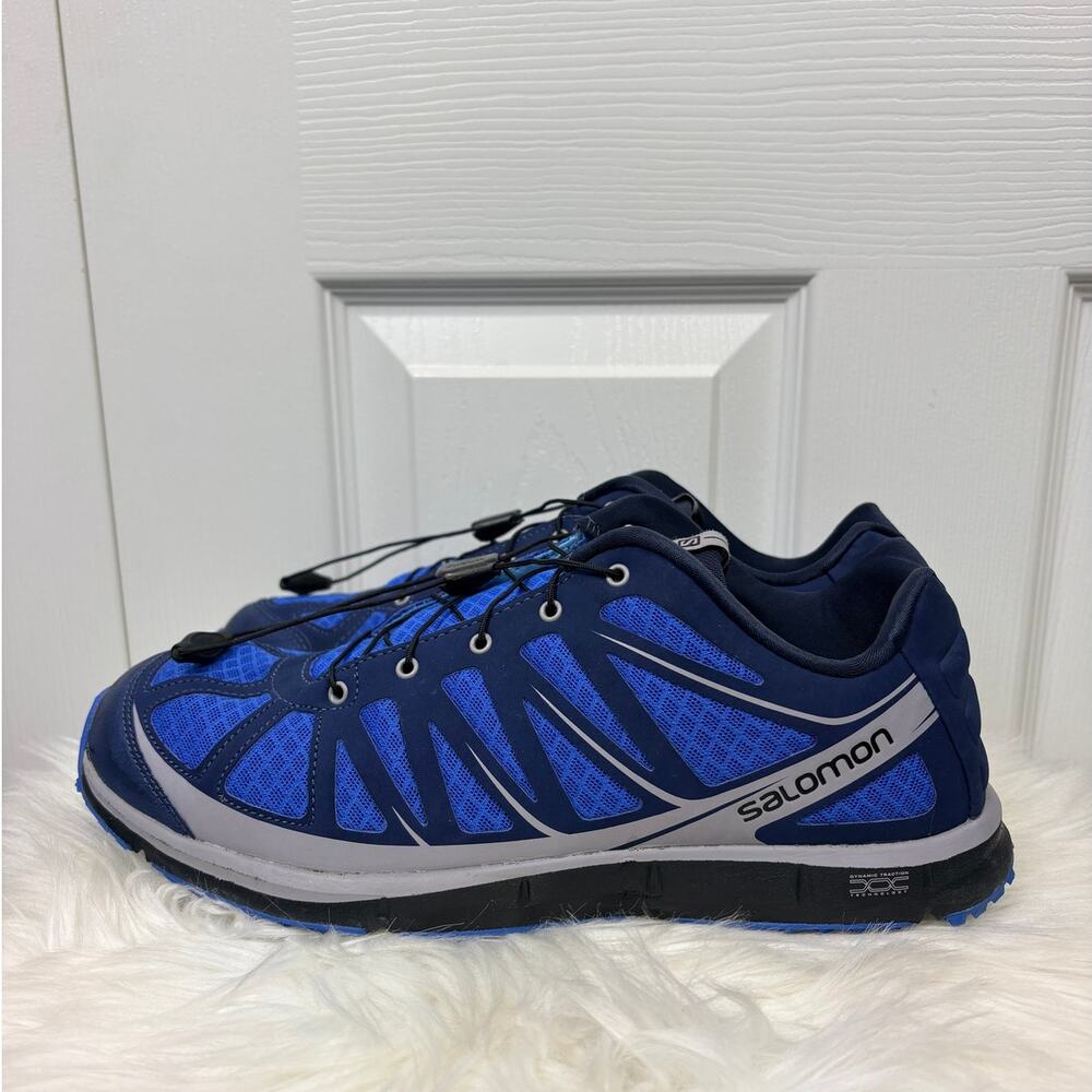 Salomon Dynamic Traction Technology Hiking Shoes Women's Size 10.5 Blue Sneakers